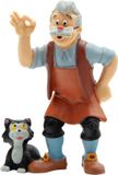 Bullyland 12398 - Disney Pinokkio met Gepetto Speelfiguur