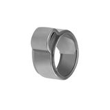 Riegler 155 H-ES-1 2-oorslangklem klem, roestvrij staal (W4), spanbereik 17-20 mm, 7,5 mm