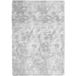 Navarra Tapis Shaggy à poils longs gris argenté 160x230 cm