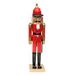 Dekohelden24 Prachtige notenkraker soldat, in rood, ca. 50 cm
