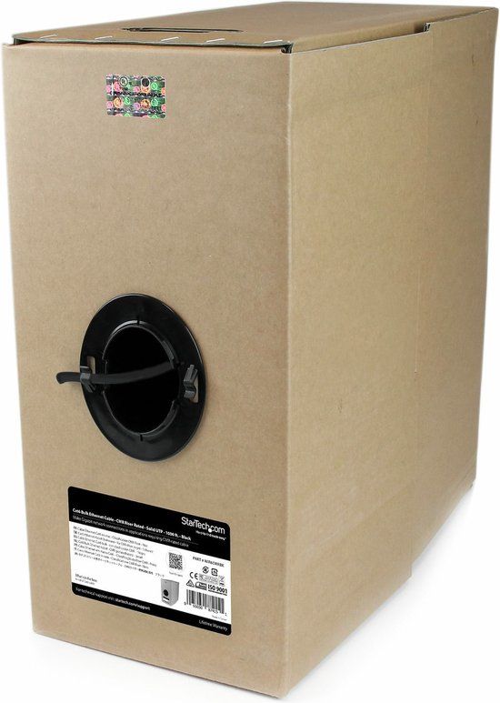 StarTech.com Cat6 Ethernet Cable - 7.5m - Black