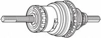 Shimano Binnenwerk Naaf Sg-5r35 Nexus 185 Mm Staal Zilver