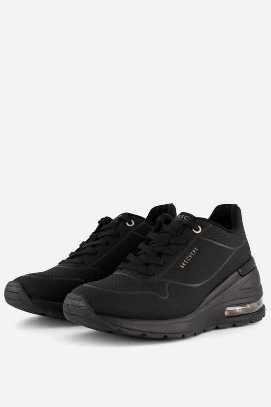 Skechers Million Air - Elevated Air - Dames Sneakers - Zwart - Maat 39
