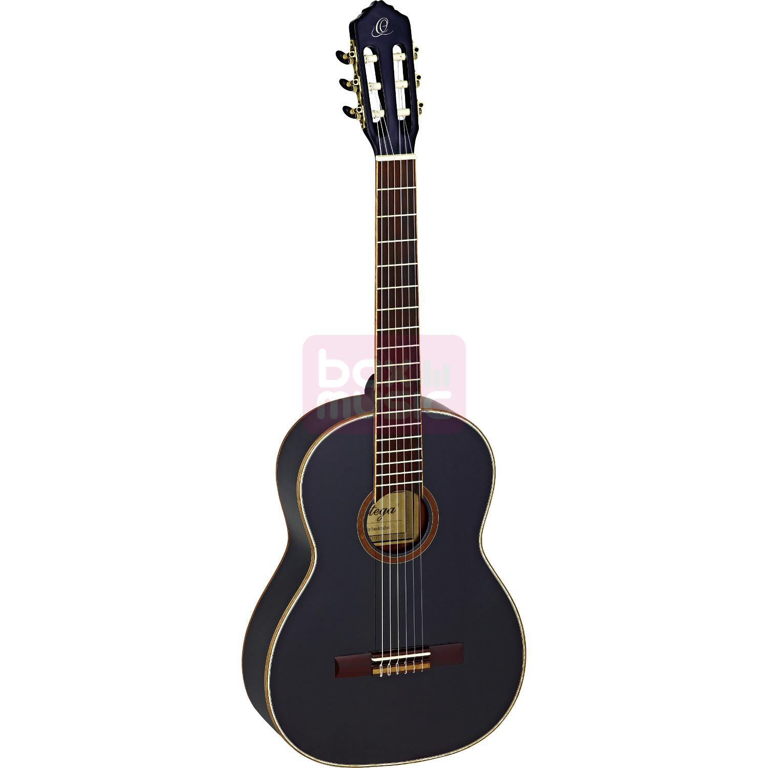Ortega R221BK klassieke gitaar zwart met gigbag