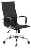 Chaise de bureau AROA, ergonomique, réglable, similicuir, gris
