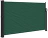 vidaXL Pare-soleil rétractable 120x500 cm vert foncé