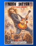 Rock & Sketch Adult Coloring Book: Detailed Rock & Comic Style
