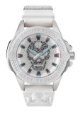 Philipp Plein The $Kull PWAAA1521 Horloge - Siliconen - Wit - Ø 44 mm