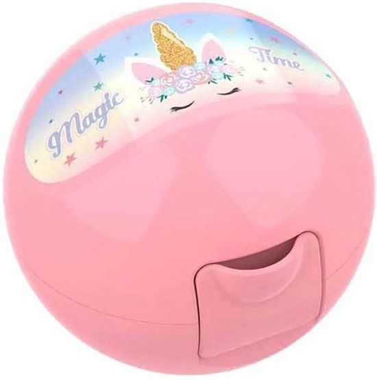 Lunch buddies Fruitbox Unicorn Junior 10 Cm Polypropyleen Roze