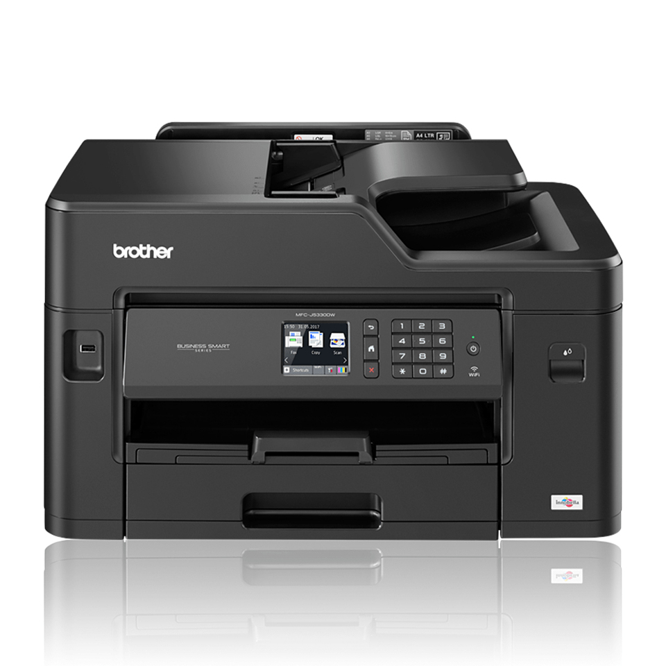 Brother 5 in 1 - Netwerk A3/A4 kleurenprinter - flatbed kleurencopier - kleurenscanner - kleurenfax - interne duplexunit &amp; Wireless