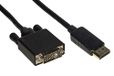 LINK LKCDPDVI30 DisplayPort-kabel 1,2 stekkers, vergulde contacten, zwart, 3 m