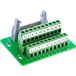 InLine 92504P kabel-connector IDC 20 / Aansluitblok 10 klemmen Groen, Licht Grijs