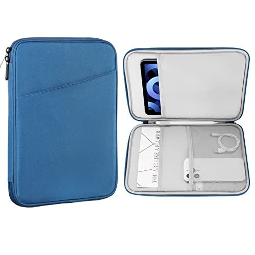 MoKo Hoes voor tablet van 9-11 inch, pauwblauw