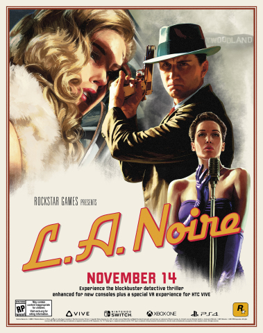 Rockstar l.a. noire Nintendo Switch