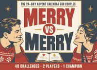 Advent Calendar for Couples: Merry vs Merry: A Christmas Activity Book for Two with 48 Puzzles, Games and Competitive Date Night Challenges