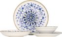 Kütahya Porselen Serviesset (Medium) - Tile Legacy - 24 delig - 6 persoons - Porselein