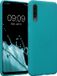 kwmobile telefoonhoesje geschikt voor Samsung Galaxy A50 - Hoesje voor smartphone - Back cover in mat petrol