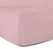 Hoeslaken 100% katoen 57 draden/cm² 90 x 190 cm spanhoogte 30 cm