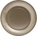 PROnappe kartonnen bord, rond, 230 mm, zilver