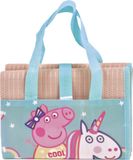 Peppa Pig Strandmat - 150x75 cm - Opvouwbaar - Lila/Groen