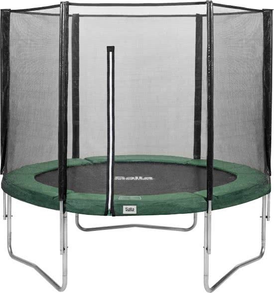 Salta Combo trampoline rond met veiligheidsnet - 251 cm - groen