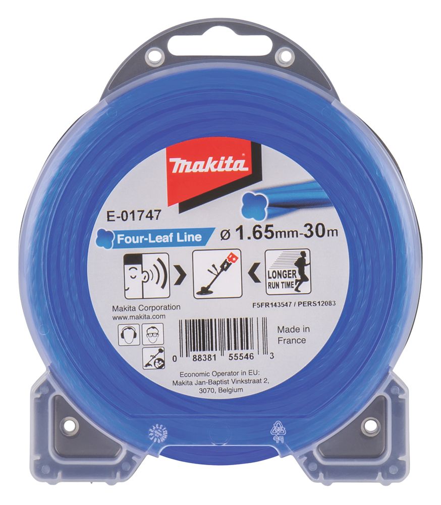 Makita E-01747 Maaidraad 1,65x30 Meter Blauw - Bosmaaier & Grastrimmer