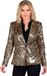 Widmann Pailletten Blazer Luipaard Chique Vrouw