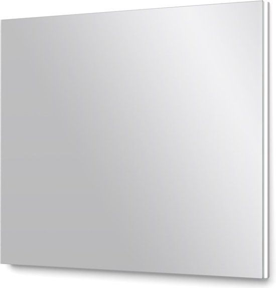 Maxaro Lumo Badkamerspiegel met LED Verlichting - 80x60cm - Rechthoek - Aluminium