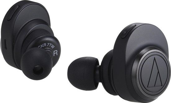 Audio Technica ATH-CKR7TW Bluetooth HiFi In Ear oordopjes Zwart