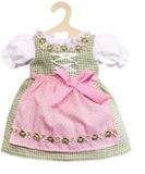 Heless Dirndl roze/blauw - Oktoberfest - poppenkleding 35 tm 45 cm