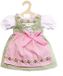 Heless Dirndl roze/blauw - Oktoberfest - poppenkleding 35 tm 45 cm