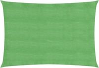 vidaXL Zonnezeil 160 g/m² 2x4 m HDPE Lichtgroen