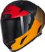 Nolan X-804 RS Blocco 349 Carbon Oranje Sand Visceraal Rood Glossy Casque intégral
