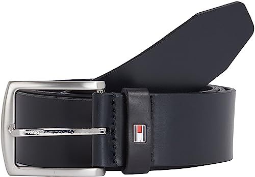 Tommy Hilfiger New Denton herenriem 4.0, Blauw (middernacht)
