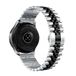 Strap-it Jubilee stalen band - zilver/zwart - Geschikt voor Xiaomi Mi Watch