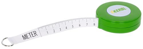 Mètre Kerbl Mètre À Ruban Pour Bétail, Ruban De Pesée, Mètre Ruban, Vert, Pvc, 250 Cm, 6 Cm, Bovins, Porcs, Détermination Du Périmètre Et Du Poids
