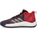 Adidas Adizero Select Core Herenbasketbalschoen Zwart/better Scarlet/off White