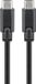 Wentronic 66509 USB-kabel USB 3.2 Gen 1 (3.1 Gen 1) 3 m USB C Zwart