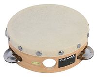 Gewa 841300 Traditionele Tambourijn met klemmen, 15,2 cm (6 inch)