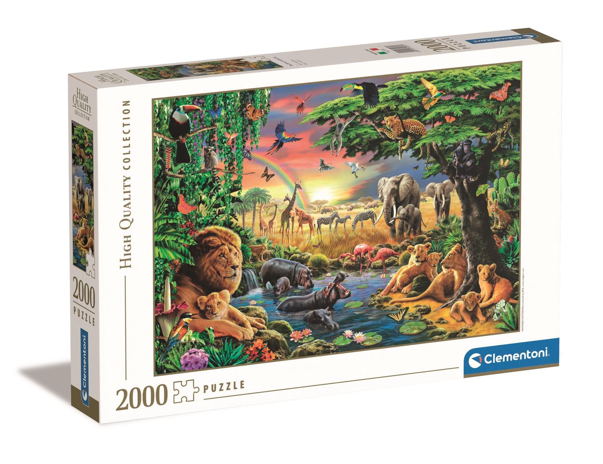 Clementoni High Quality Collection The African Gathering Puzzel 2000 Stukjes