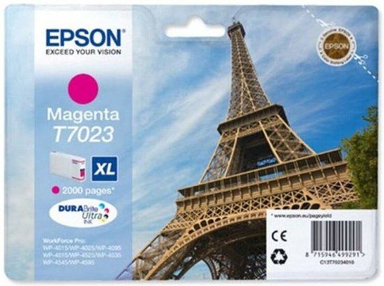 Epson T7023XL Magenta Ink Cartridge - High Capacity