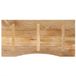 Merkloos Mango Houten Werkblad – Bureaublad – Tafelblad – Werktafel – Blad – Massief Mango Hout – Met Groef – 119 x 51 x 2,5 cm