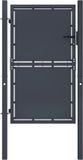 vidaXL Portail acier 100x150 cm anthracite