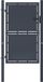 vidaXL Portail acier 100x150 cm anthracite
