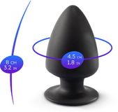 Silexd Scala 2.0 b.v. Butt Plug Mod. 1 Size XS Zwart Siliconen