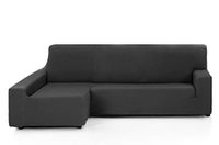 Martina Home Túnez, bekleding voor chaise longue, hoekdeel links, antraciet (voorzijde)