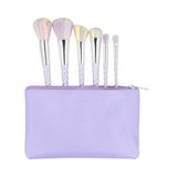 ILU Basic Set 6 Makeup Brushes with Unicorn Bag