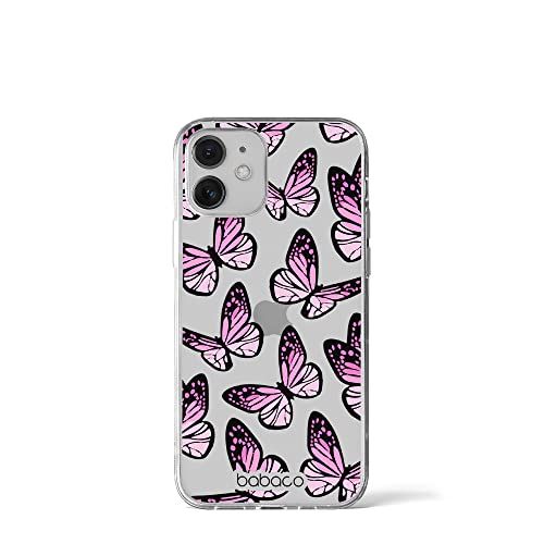 BABACO ERT GROUP Mobiele Telefoonhoesje voor iPhone 12 Mini - Babaco Butterflies 002