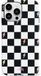 xoxo Wildhearts Thunderstruck - Double Layer - Hard Case - iPhone 14 Pro hoesje - Zwart/Wit
