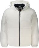 Tommy Hilfiger Witte Polyester Heren Jas Met Capuchon